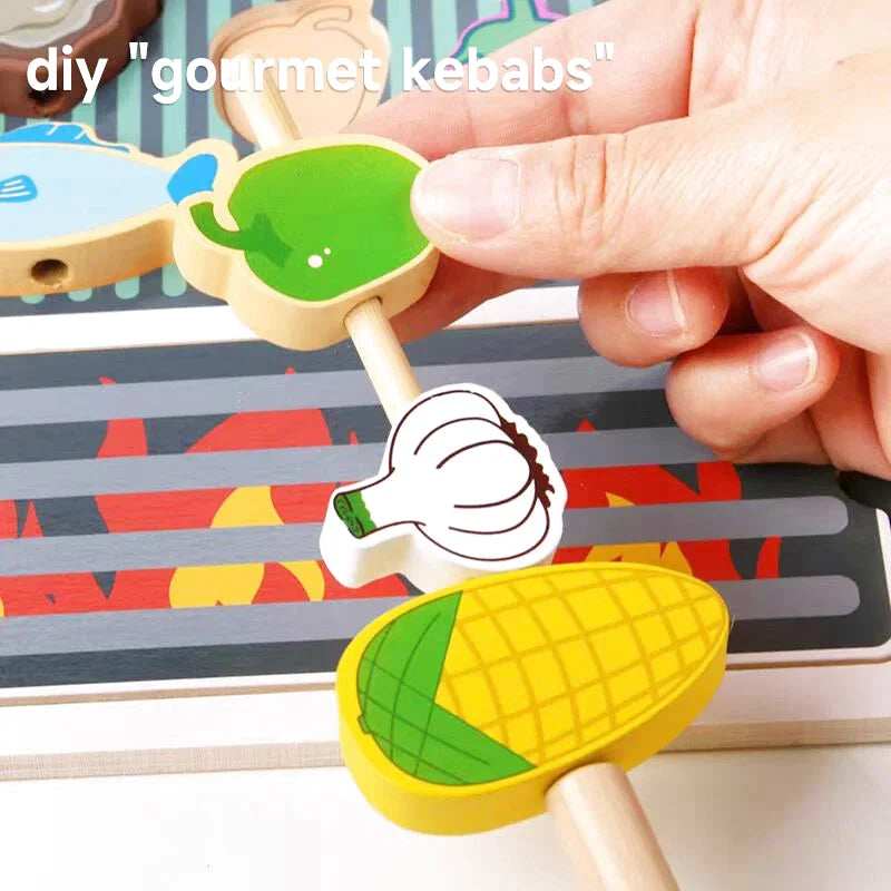 Jeu de Barbecue en Bois - Les Petits Bois