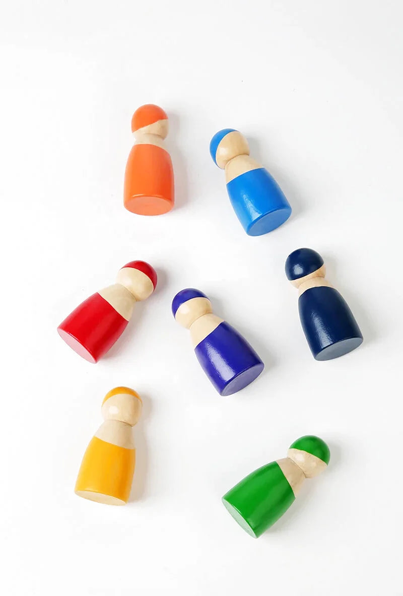 Jeu de Tri des Couleurs en Bois - Les Petits Bois