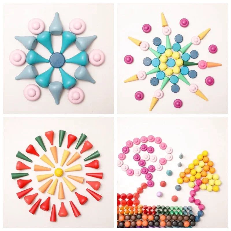 Kit de Formes et Couleurs en Bois - Les Petits Bois