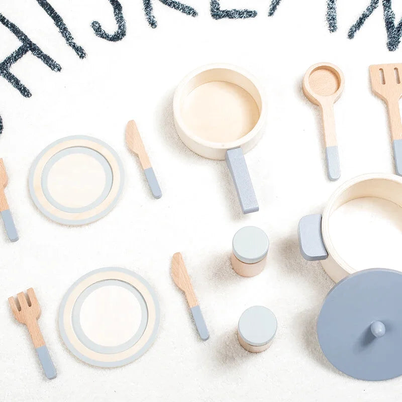 Set d'Ustensiles de Cuisine en Bois - Les Petits Bois