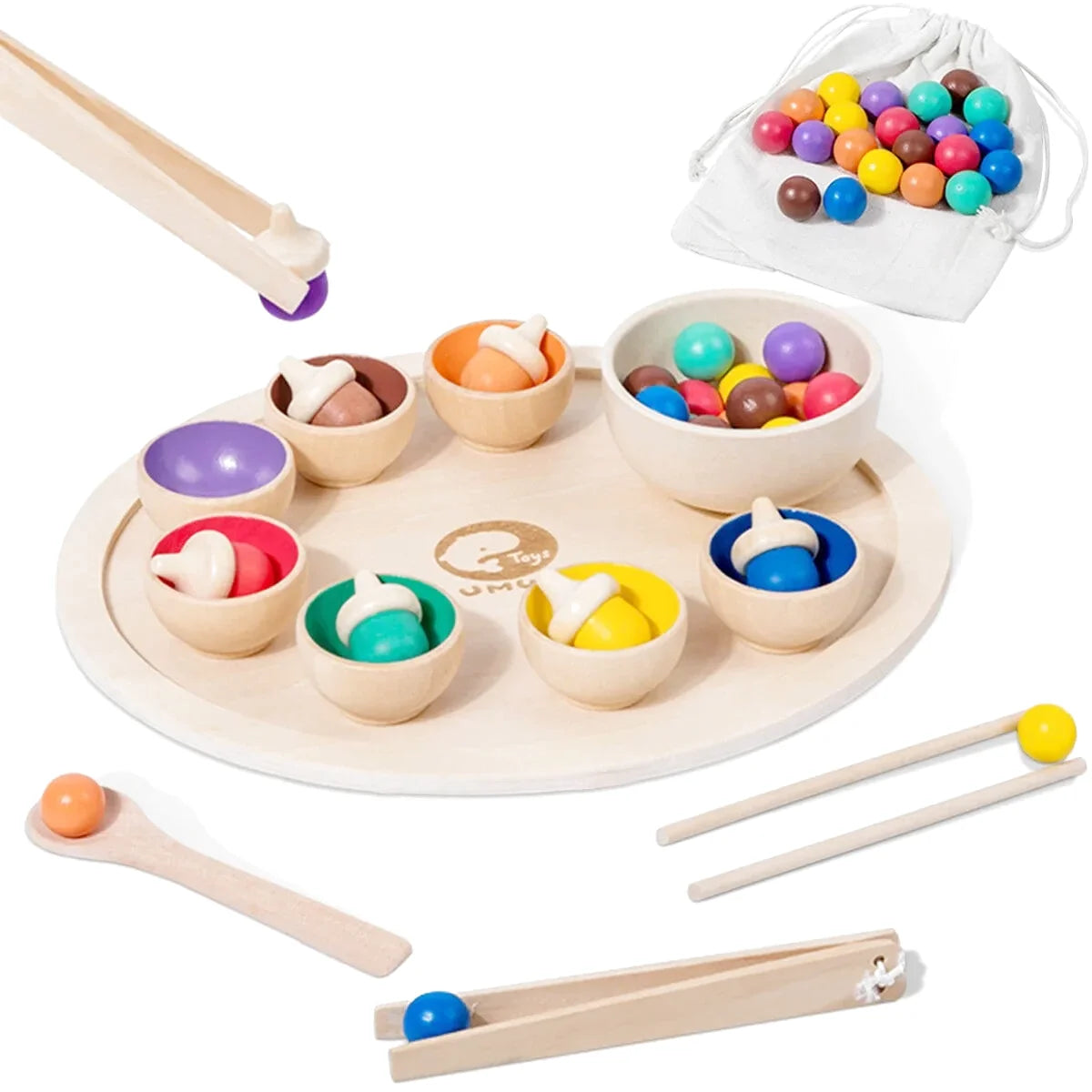 Set Montessori de Tri et Coordination - Les Petits Bois