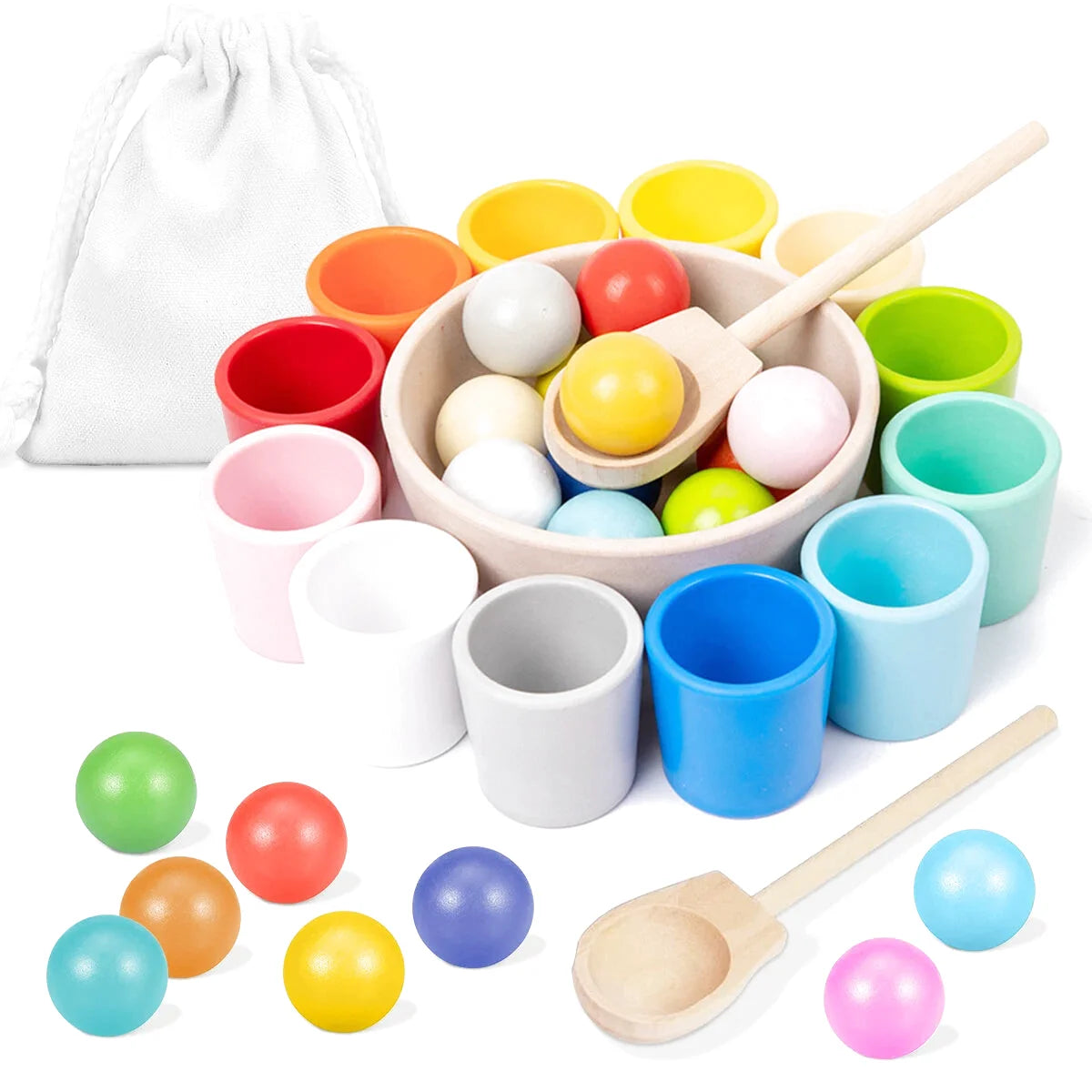 Set Montessori en Bois - Les Petits Bois