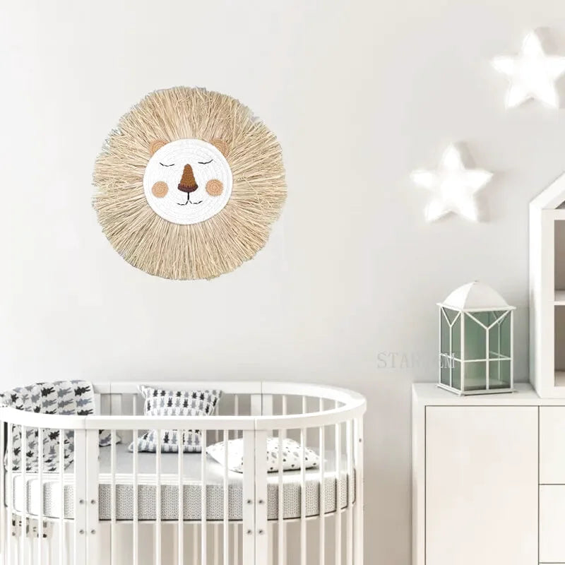 Décoration Murale en Raphia - Les Petits Bois