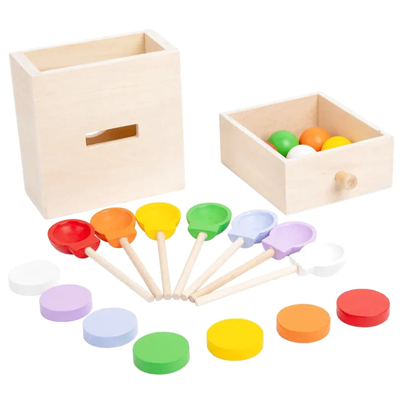 Jeu de Correspondance Arc-en-ciel - Les Petits Bois