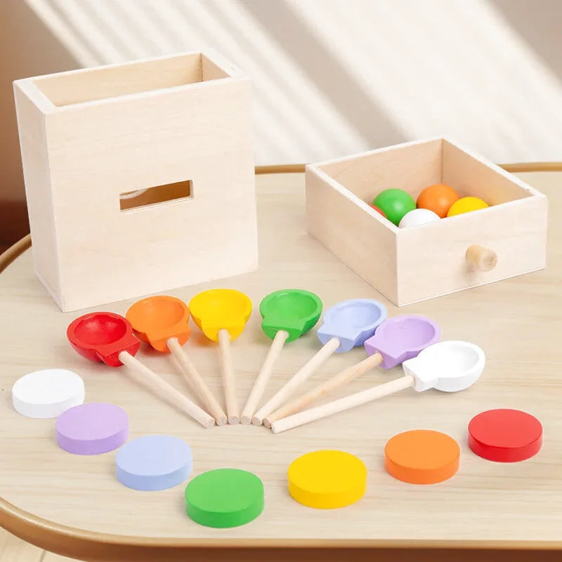 Jeu de Correspondance Arc-en-ciel - Les Petits Bois