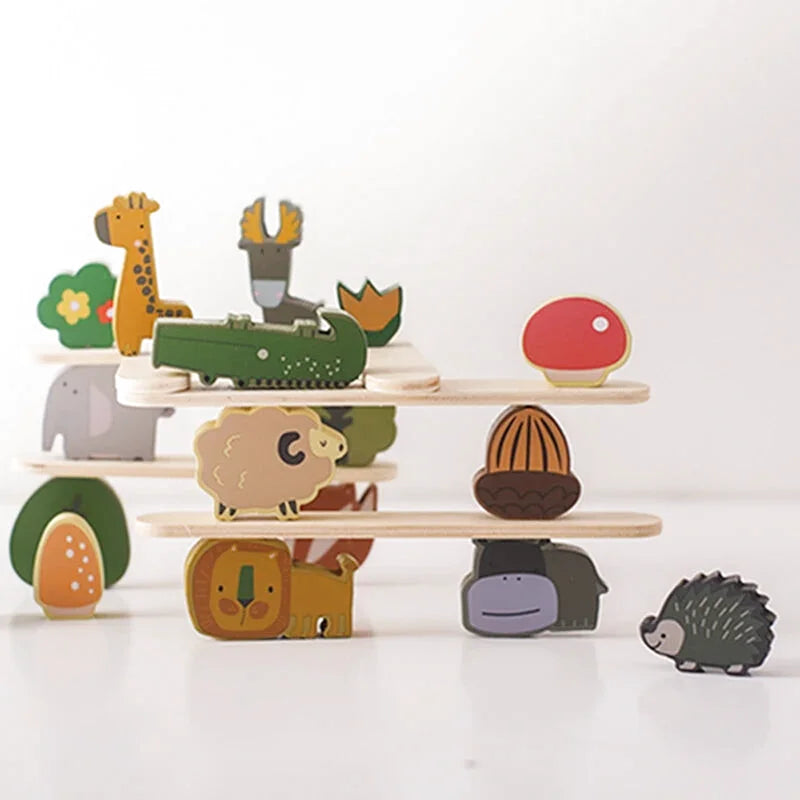 Jeu en bois d'animaux de la forêt - Les Petits Bois