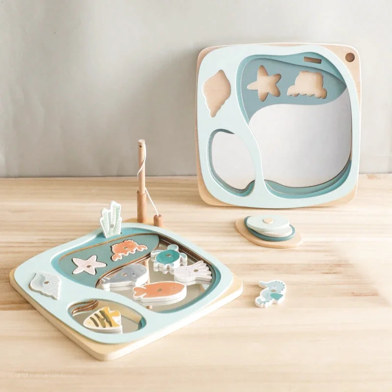 Jeu Magnétique de Pêche en Bois - Les Petits Bois