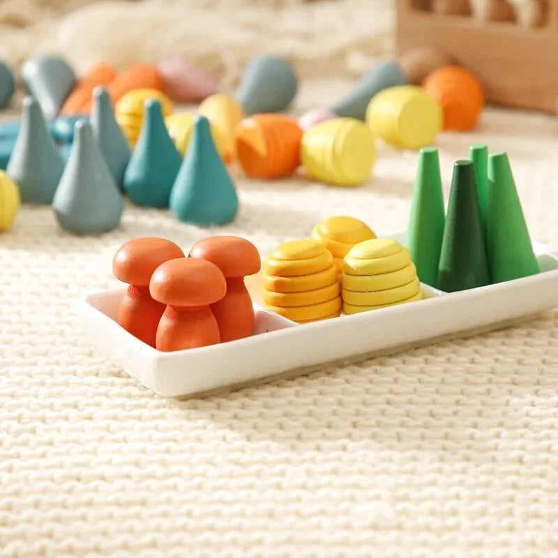 Kit de Formes et Couleurs en Bois - Les Petits Bois