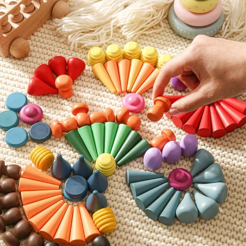 Kit de Formes et Couleurs en Bois - Les Petits Bois