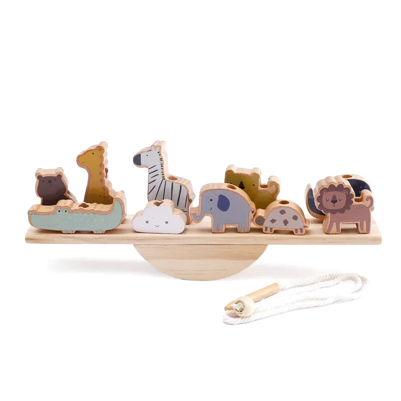 Planches d'équilibres avec Figurines en Bois - Les Petits Bois