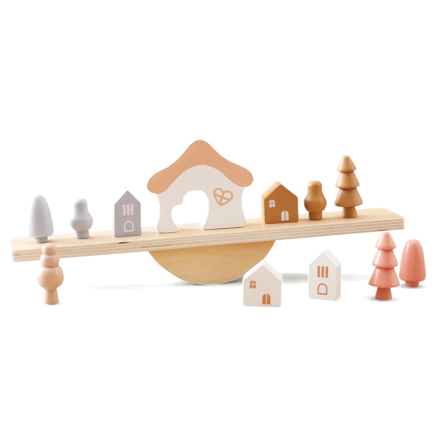 Planches d'équilibres avec Figurines en Bois - Les Petits Bois