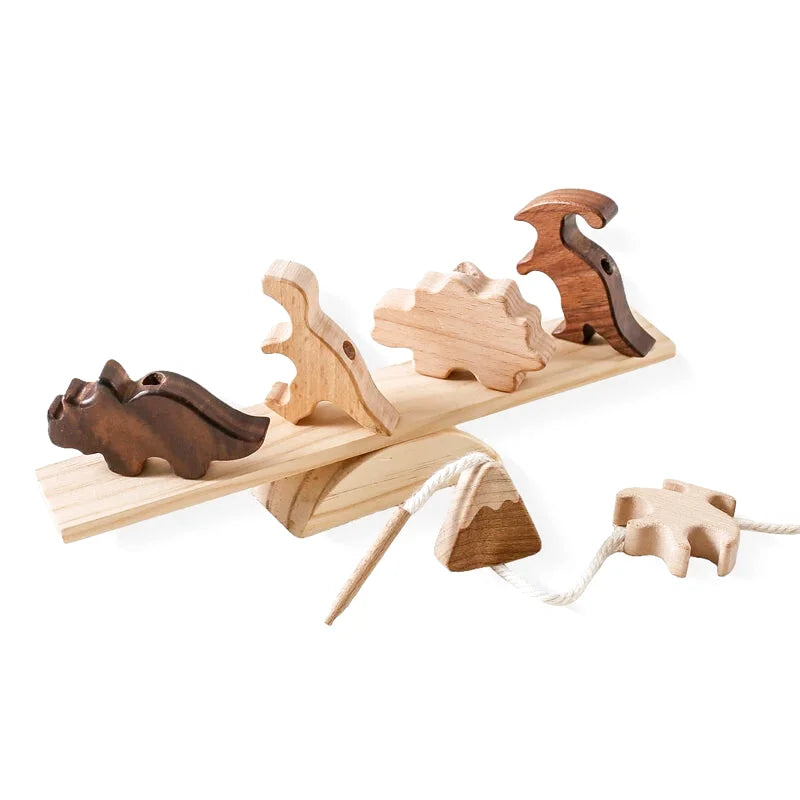 Planches d'équilibres avec Figurines en Bois - Les Petits Bois