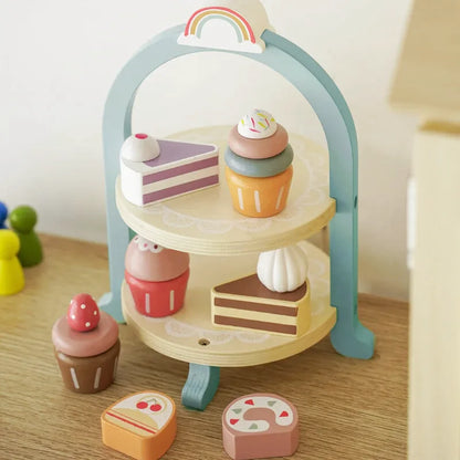 Service à Gâteaux en Bois Royal - Les Petits Bois
