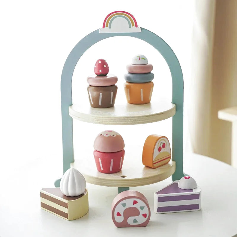 Service à Gâteaux en Bois Royal - Les Petits Bois
