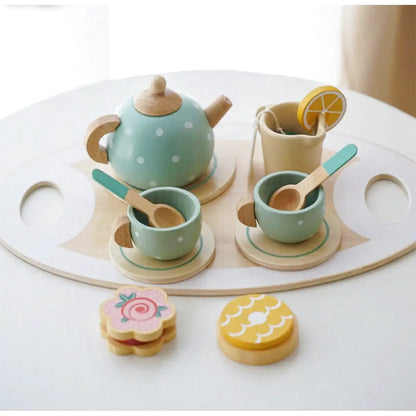 Set de Thé en Bois avec Accessoires - Les Petits Bois