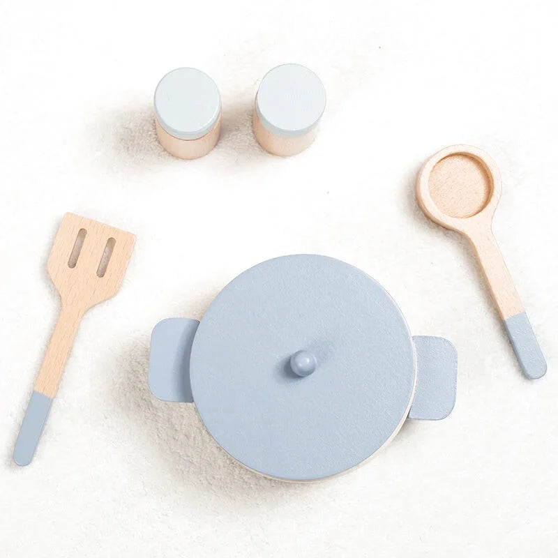 Set d'Ustensiles de Cuisine en Bois - Les Petits Bois