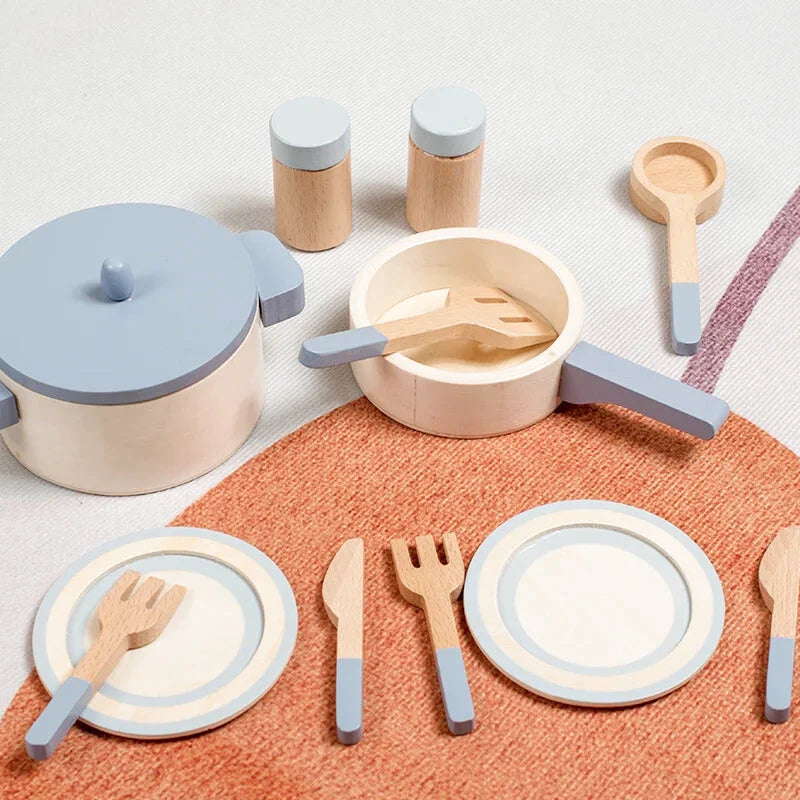Set d'Ustensiles de Cuisine en Bois - Les Petits Bois