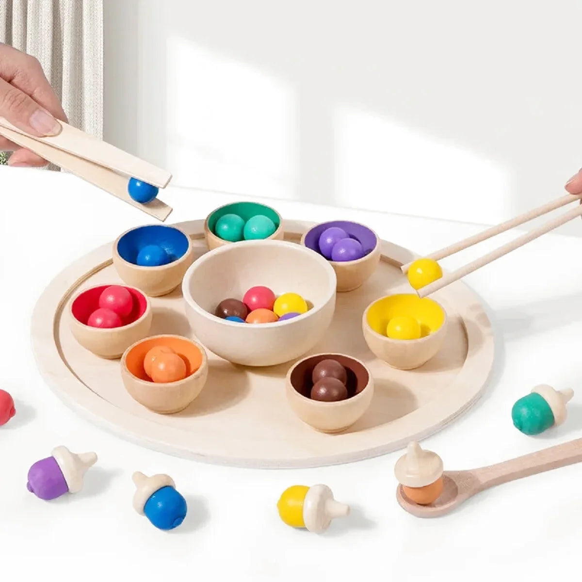 Set Montessori de Tri et Coordination - Les Petits Bois