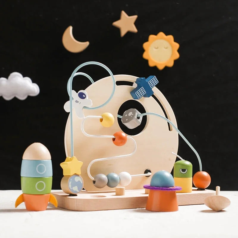 Tableau de Bord en Bois Interactif - Les Petits Bois